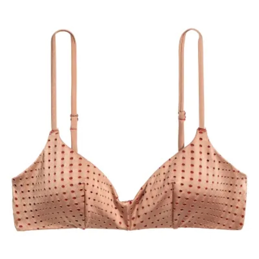 H&m tan bikini top, NWT, size 10